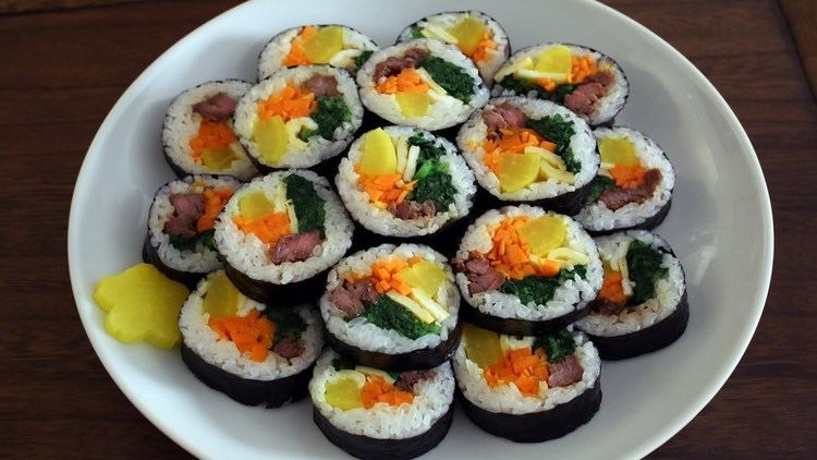 Gimbap How to make gimbap aka kimbap YouTube