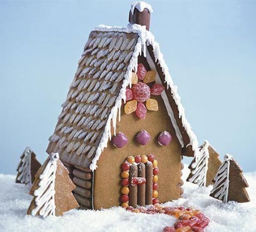 Gingerbread house Simple gingerbread house BBC Good Food