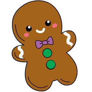 Gingerbread man Comfort Food Gingerbread Man An Adorable Fuzzy Plush to Snurfle and
