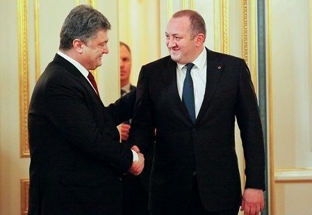 Giorgi Margvelashvili Agendage Georgia Ukraine Presidents meet in Kiev