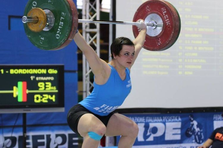 Giorgia Bordignon Sollevamento pesi Olimpiadi Rio 2016 Giorgia Bordignon