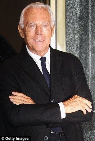 Giorgio Armani Its tough being me Billionaire Italian designer Giorgio Armani