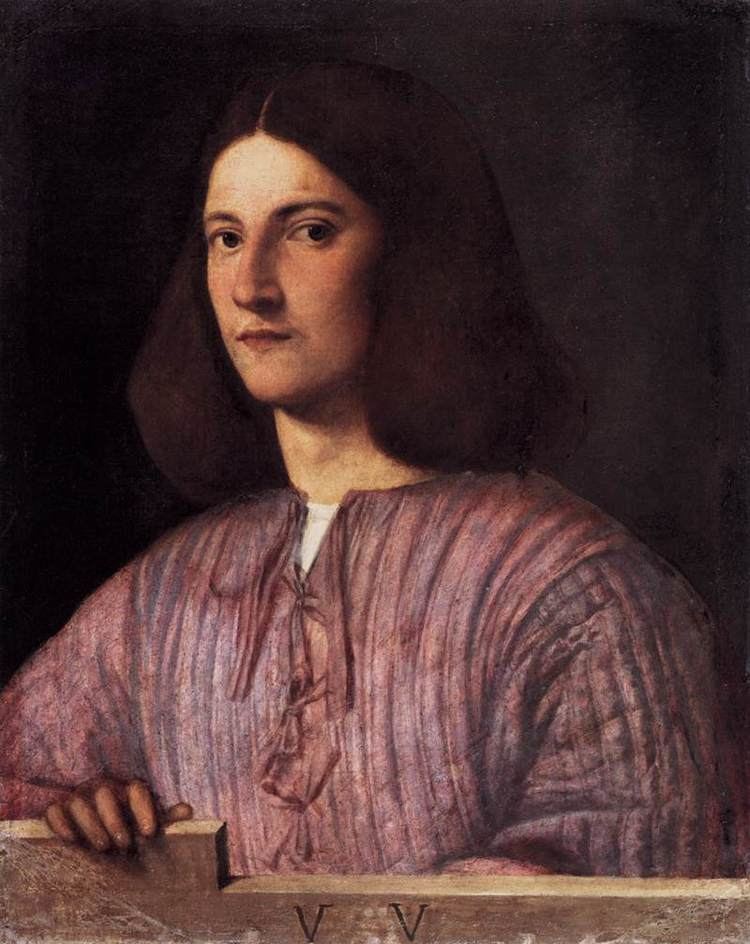 Giorgione Portrait of a Young Man by GIORGIONE