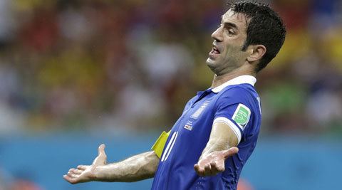 Giorgos Karagounis Greece captain Giorgos Karagounis retires after World Cup