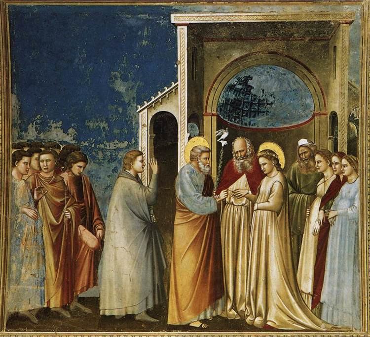 Giotto The Marriage of the Virgin Giotto WikiArtorg