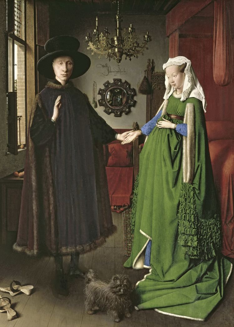 Giovanni Arnolfini Jan van Eyck Portrait of Giovanni Arnolfini and his