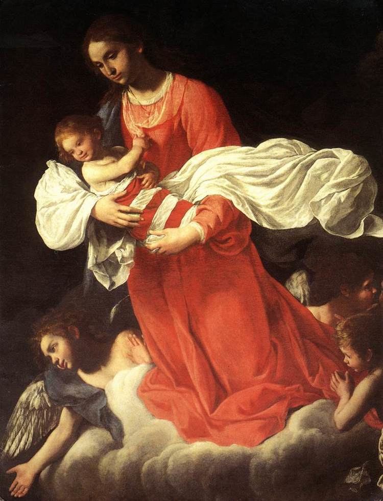 Giovanni Baglione Painting The Virgin and the Child with Angels Giovanni