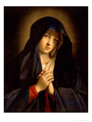Giovanni Battista Salvi da Sassoferrato The Madonna in Sorrow Giclee Print by Giovanni Battista
