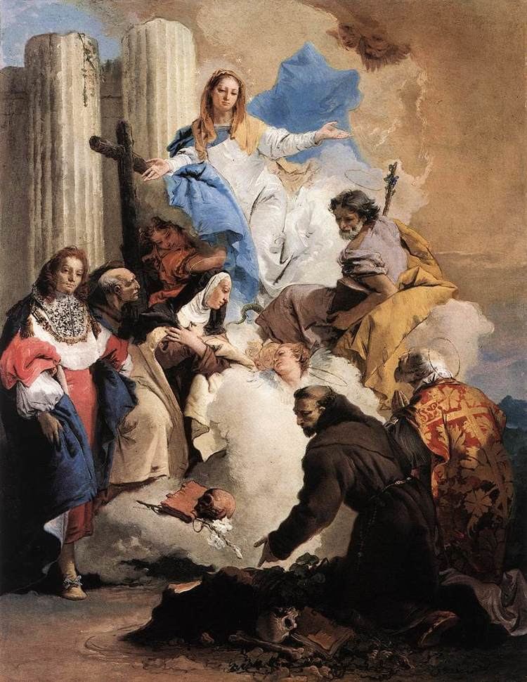 Giovanni Battista Tiepolo The Virgin with Six Saints Giovanni Battista Tiepolo