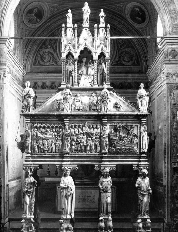 Giovanni di Balduccio Shrine of St Peter Martyr by GIOVANNI DI BALDUCCIO