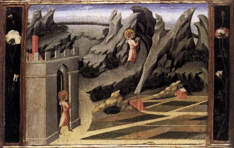 Giovanni di Paolo St John the Baptist Goes into the Wilderness by GIOVANNI