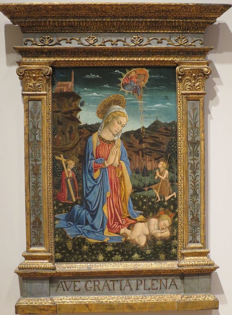 Giovanni Francesco da Rimini FileMadonna Adoring the Christ Child by Giovanni Francesco da