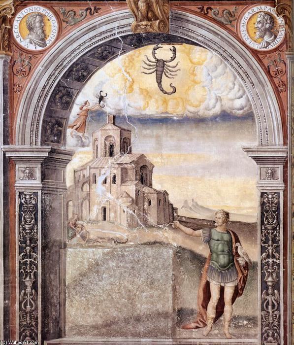 Giovanni Maria Falconetto Sign of Scorpioquot Frescoes by Giovanni Maria Falconetto