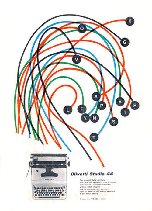 Giovanni Pintori Dynamic Minimalism Posters for Olivetti by Giovanni