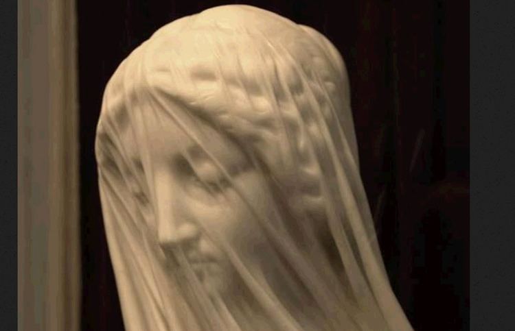 Giovanni Strazza art wonder every day The Veiled Virgin by Giovanni Strazza