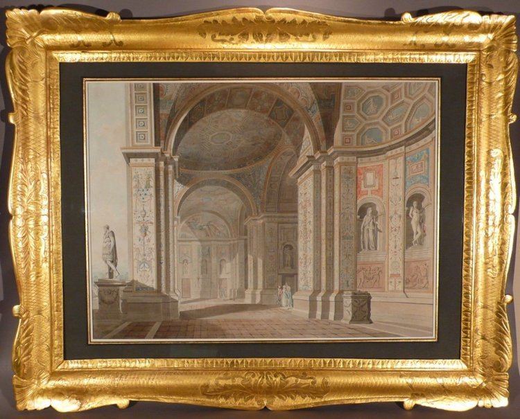 Giovanni Volpato Pair Of Views Of Villa Madama Louis Ducros And Giovanni