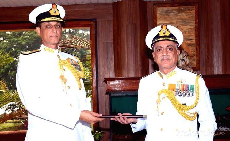 Girish Luthra Vice Admiral Girish Luthra takes Over Western Naval Command