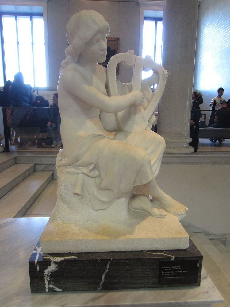 Girl Playing the Lyre
