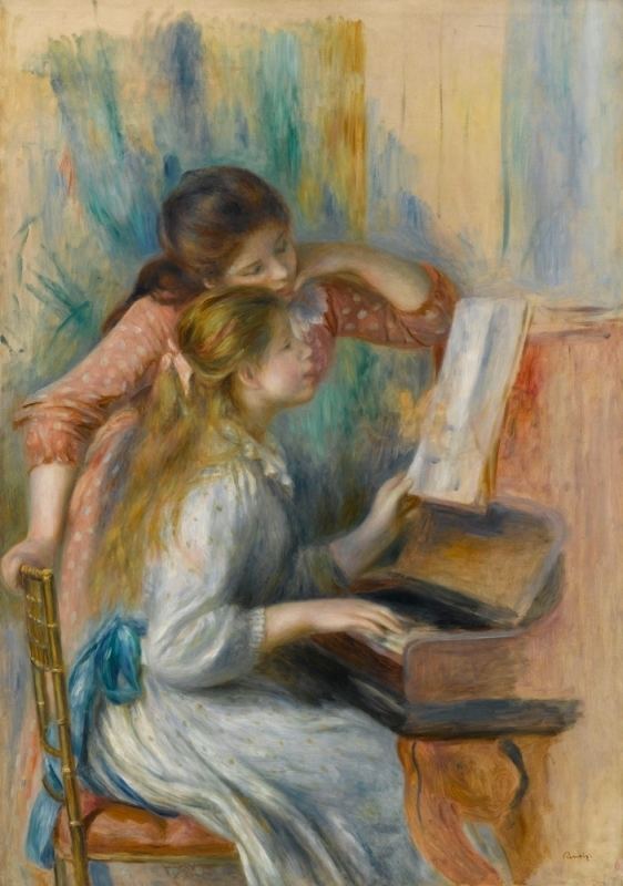 Girls at the Piano Young Girls at the Piano Muse de l39Orangerie
