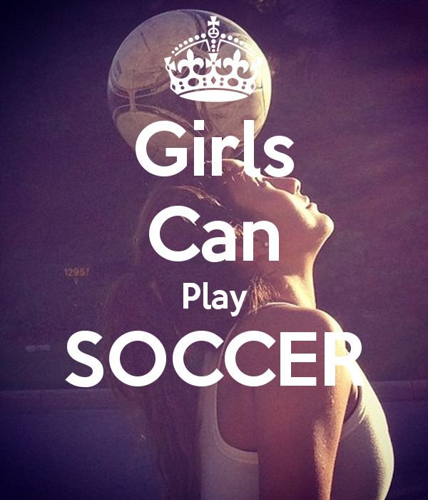 Girls Can Play Girls Can Play SOCCER Poster Jenny Keep CalmoMatic