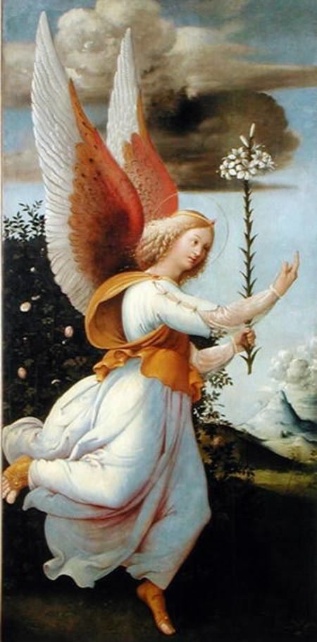 Girolamo Bonsignori Angel Gabriel Girolamo Bonsignori as art print or hand painted oil
