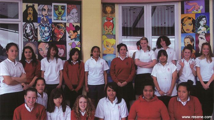 Gisborne Girls' High School The Resene Mural Masterpieces Competition Gisborne Girls High School