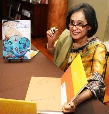 Gita Mehta rediffcom Gita Mehta launches new book on Ganesha