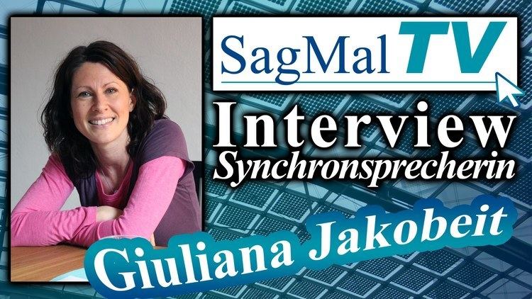 Giuliana Jakobeit SagMalTV Interview Synchronsprecherin Giuliana