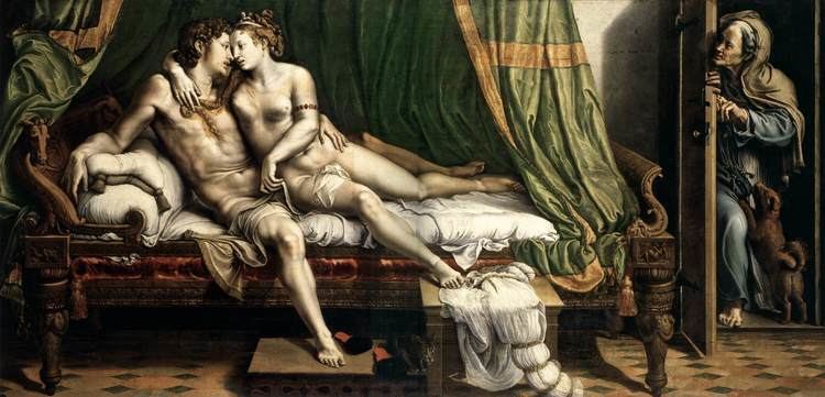 Giulio Romano The Lovers by GIULIO ROMANO