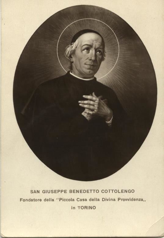 Giuseppe Benedetto Cottolengo Don Orione SAN GIUSEPPE BENEDETTO COTTOLENGO patrono della