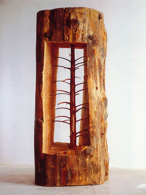 Giuseppe Penone Young Tree Carved Inside Old Tree My Modern Met
