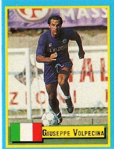 Giuseppe Volpecina FIORENTINA Giuseppe Volpecina TOP Micro Card Italian League 1989