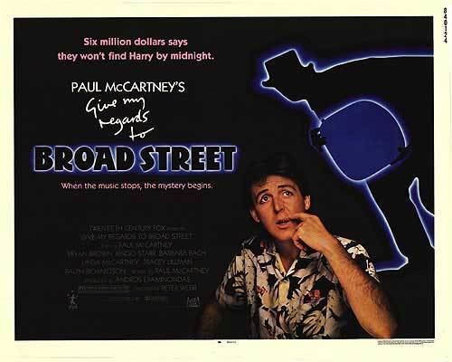 Give My Regards to Broad Street Give My Regards To Broad Street movie posters at movie poster