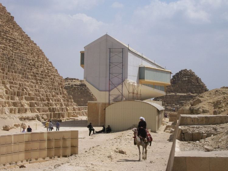 Giza Solar boat museum Review of Solar Boat Museum at Giza by Mary Marcussen ExhibitFiles