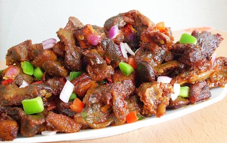 Gizzard Dodo gizzard Gizdodo Recipe Nigerian Stewed Gizzard amp Plantain