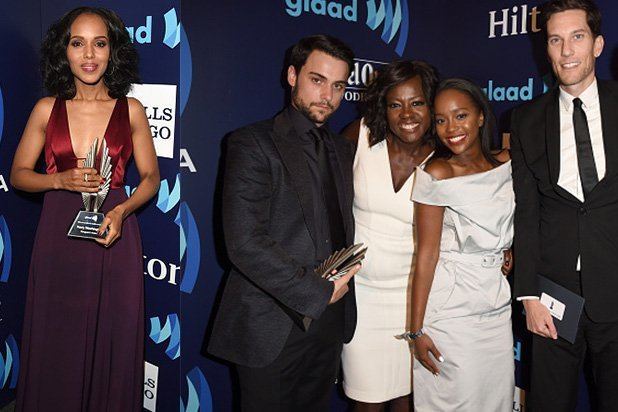 GLAAD Media Award GLAAD Media Awards 2015 Winners Kerry Washington 39How to Get Away
