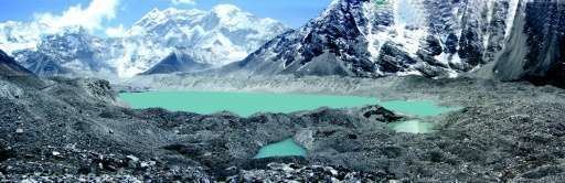 Glacial lake Nepal drains risky glacial lake near Everest