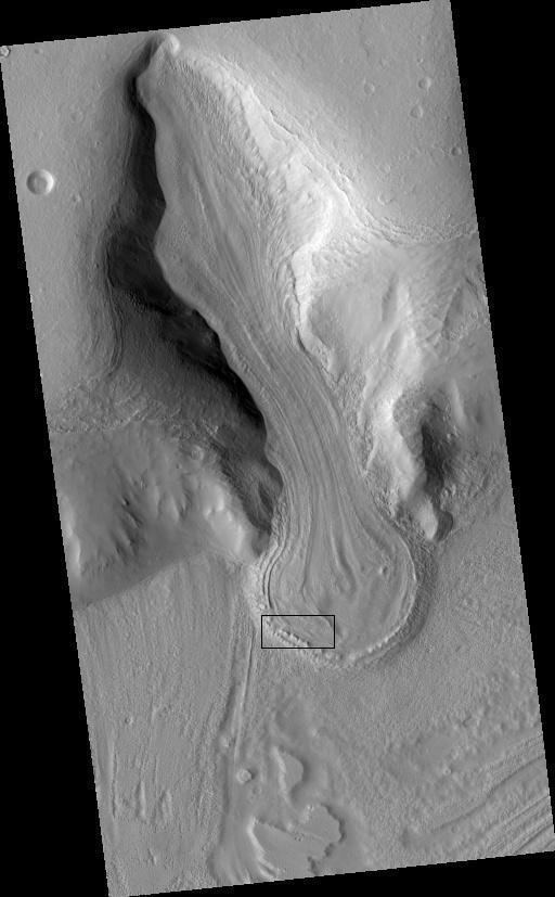 Glaciers on Mars