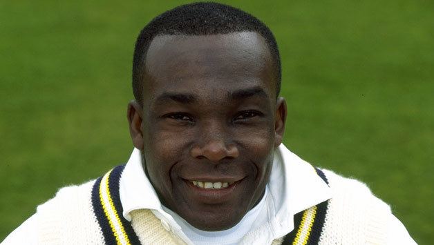 Gladstone Small (Cricketer) playing cricket