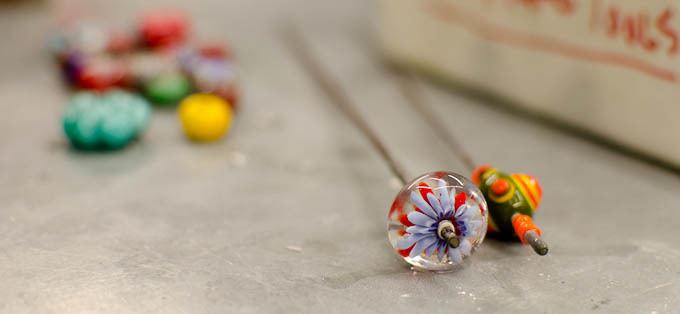 Glass beadmaking of Commitment Glass Beadmaking