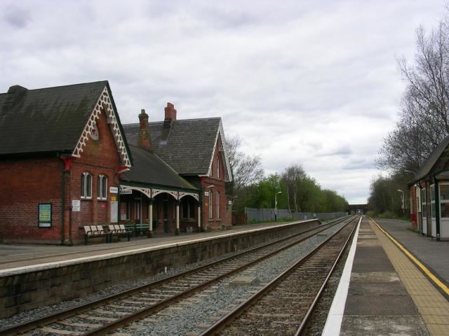 Glazebrook railway station