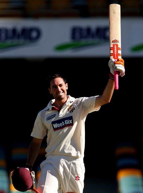 Glen Batticciotto Glen Batticciotto celebrates his maiden firstclass century