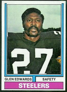 Glen Edwards (American football) wwwfootballcardgallerycom1974Topps169GlenEd