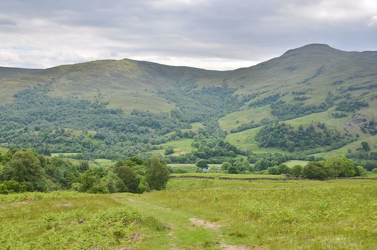 Glen Lochay Meall Ghaordaidh from Glen Lochay Walkhighlands