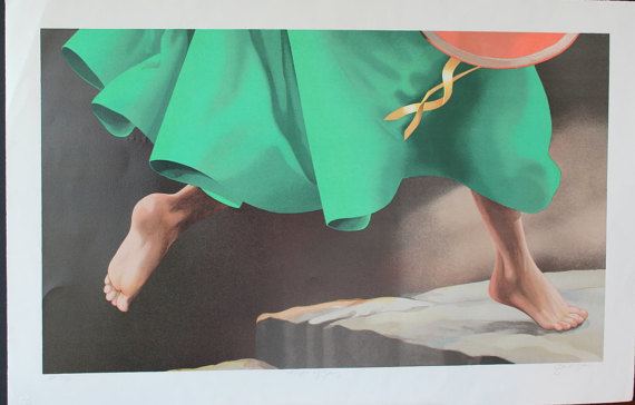 Glenda Green Limited Edition Lithograph by Artist Glenda Green Entitled