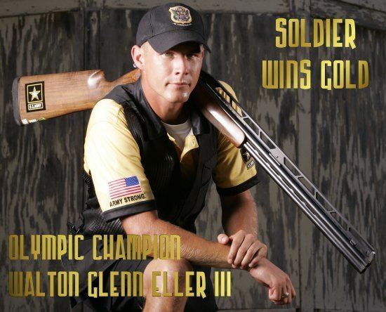 Glenn Eller SPC Walton Eller III Wins Gold Medal in Double Trap