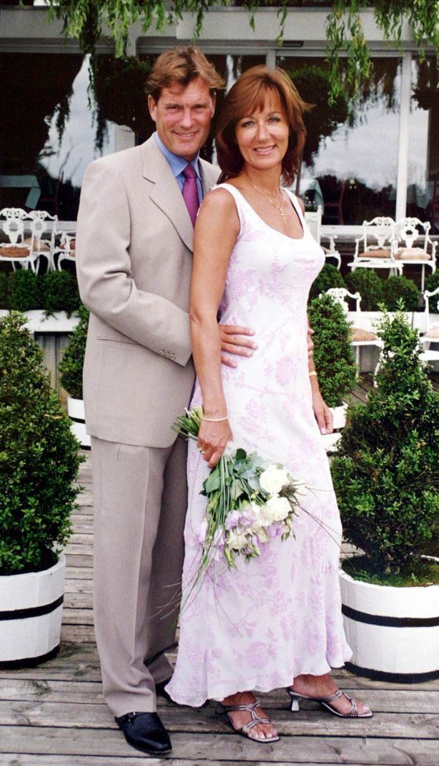 Glenn Hoddle and Vanessa J. Colbourn wearing a formal attire together