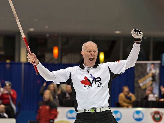 Glenn Howard Glenn Howard is off to curlings Brier Curling Sports Toronto Sun