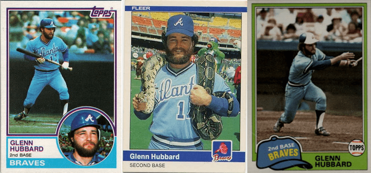 Glenn Hubbard (baseball) Cardboard Memories Bruce Benedict Glenn Hubbard and