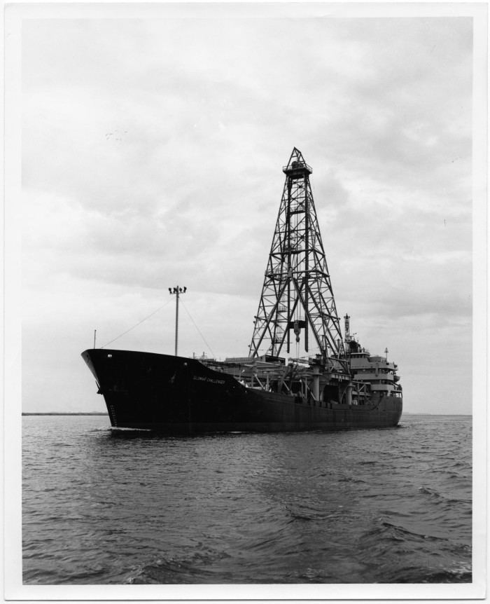 Glomar Challenger Photograph of quotGlomar Challengerquot The Portal to Texas History